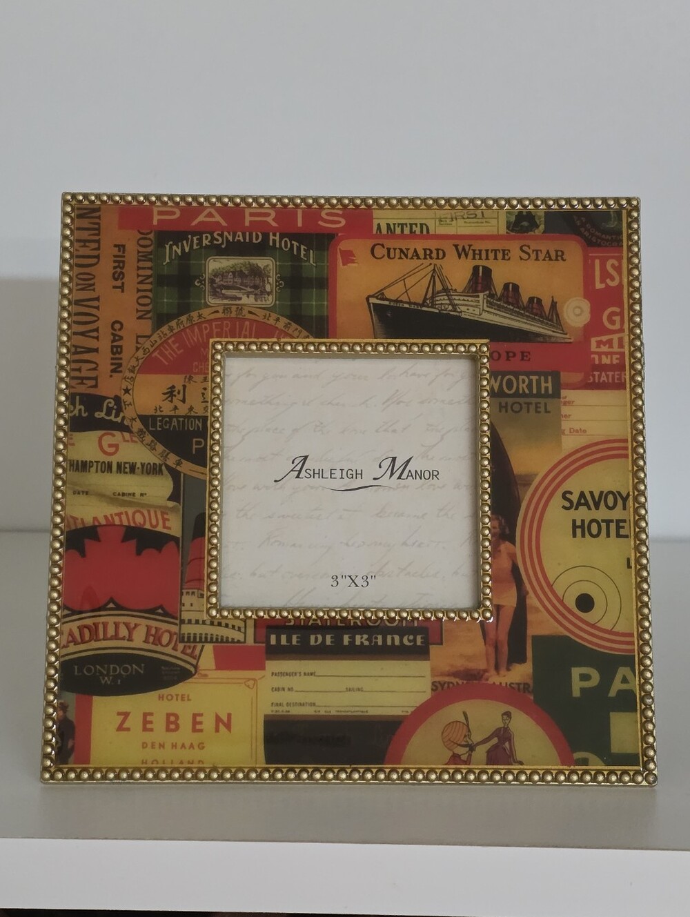 Ashleigh Manor "Wanderlust" Travel Collage Picture Frame